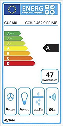 Gurari 462 IS Prime Dunstabzugshaube 90 cm Edelstahl,1000m³/h,Sehr Saugstark, 3 Stufen,TouchControl,Fernbedienung,Wandhaube,Dunstabzug,Abzugshaube, Ablufthaube,Umlufthaube, Premium Marke