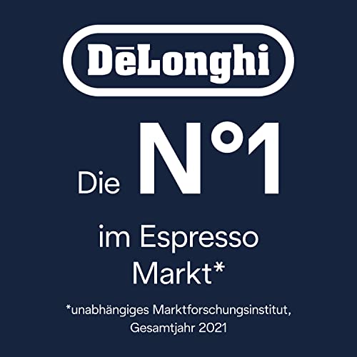 De'Longhi Dinamica ECAM 350.50.B Kaffeevollautomat mit LatteCrema Milchsystem, Cappuccino, Espresso & Kaffee auf Knopfdruck, 2-Tassen-Funktion, Großer 1,8 L Wassertank, schwarz