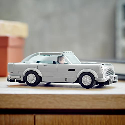 LEGO 76911 Speed Champions 007 Aston Martin DB5, James Bond Spielzeug, Automodell Nachbildung mit Minifigur, Keine Zeit zu Sterben, Set zum Sammeln