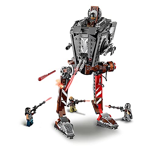 Lego 75254 Star Wars at-ST-Räuber, Set mit abfeuerbaren Shootern und 4 Minifiguren, TV-Serie The Mandalorian Kollektion