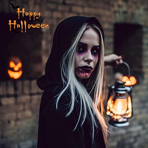 Halloween Umhang Set,Halloween Kostüm Set,Vampir Umhang,Halloween Umhang, Halloween Gesichtsmaske Handschuhe Halloween Sense für Halloween Party Dekoration Cosplay