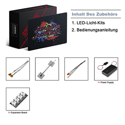 Led Licht Set für Lego 21170 Minecraft Das Schweinehaus Bauset (Nur DIY-Beleuchtungsset, kein Lego, BrickBling Dekorations Beleuchtungs Set für Minecraft Lego Kreatives Spielzeuglicht