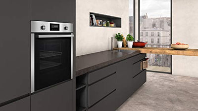 NEFF B6CCH7AN0 Einbau-Backofen N50 / 60 cm / 71 l / Edelstahl / A / Hide / Pyrolyse / 8 Betriebsarten