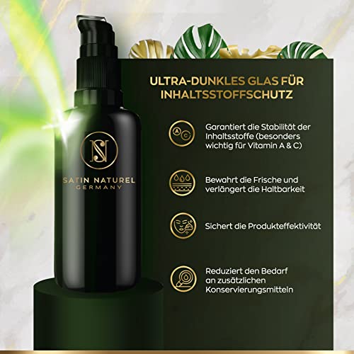 Luxuriöses Anti Aging BIO Geschenkset Frauen 5x30ml - Geschenke für Frauen - Hyaluron Serum, Hyaluron Creme, Aloe Vera Gel, Vitamin C,AE Serum, Arganöl - Weihnachtsgeschenke für Frauen, Freundin