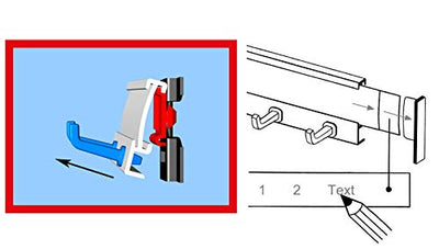 Haky Box Schlüsselkasten mit Edelstahlfronttür gebürstet - HakyBox - Key Box - Schlüsselbox - Schlüsselschrank für 12 Schlüsselanhänger (inkl.) - Made in Germany