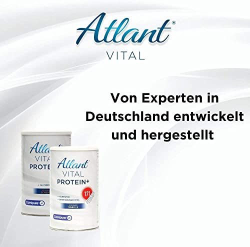 Atlant Vital Diät Shake zum Abnehmen Chemical Score 171, Protein Shake - mit 8 Aminosäuren, für Stoffwechselkur, 450g (Vanille)