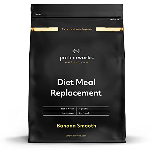 Diet Meal Replacement | Mahlzeitersatz Shake | Nährstoffreich | Vitamine & Mineralstoffe | THE PROTEIN WORKS | Banana Smooth | 2kg