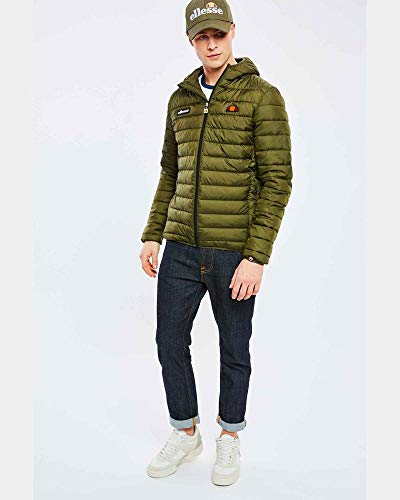 ellesse Herren Lombardy Padded Jacket Mantel, Kaki, M