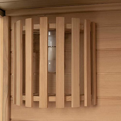 Home Deluxe - Traditionelle Sauna - Skyline XL Big - Maße: 200 x 200 x 210 cm - für 2-6 Personen, Hemlocktanne, inkl. Ofen, Saunazubehör I Dampfsauna Aufgusssauna Finnische Sauna