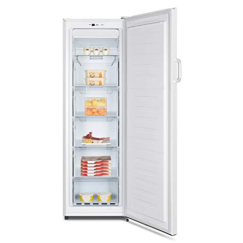 Hisense FV245N4AW2 Gefrierschrank/ TotalNoFrost/ SuperFreeze/ Türalarm/ BigBox/ 169,1 cm/ Gefrierteil 194 l/ 41 dB/ 219 kWh/ Jahr/ Inox-Look, Weiß