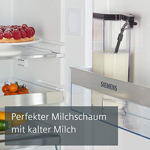 Siemens Kaffeevollautomat EQ.500 integral TQ505D09, viele Kaffeespezialitäten, Milchaufschäumer, integr. Milchbehälter, Keramikmahlwerk, Heißwasserfunktion, automat. Dampfreinigung, 1500 W, schwarz