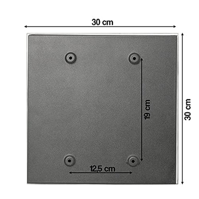 banjado® Großer Schlüsselkasten aus Glas - Schlüsselbox 30x30cm mit 50 Haken - Motiv Zwischen Bäumen 7 - Schlüsselschrank für Schlüsselaufbewahrung mit beschreibbarer Glastür als Magnettafel nutzbar