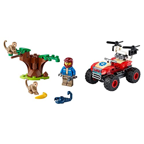 LEGO 60300 City Wildlife Tierrettungs-Quad Geländewagen, Spielzeug-Quad ab 5 Jahre