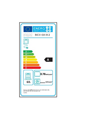 PKM Einbau Herdset Backofen Edelstahl Kochfeld 60cm BIC3-I-GK-IX2-2