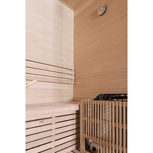 Wellis Igneus Hemlock finnische Sauna 150x105x190cm Komplett-Set inkl. Saunaofen Saunazubehör