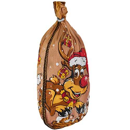 WURSTBARON® Salami Rentier - 225g schmackhafte Salami in tollem Weihnachtsdesign