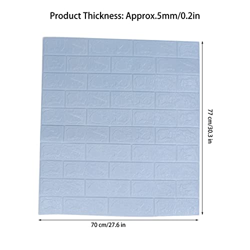 Dreidimensionale Wandpaneele, Tragbar Selbstklebende, Moderne Wandverkleidung Tapete Wasserdichte Schaum Backstein Tapete für Wohnzimmer Küche(F1)