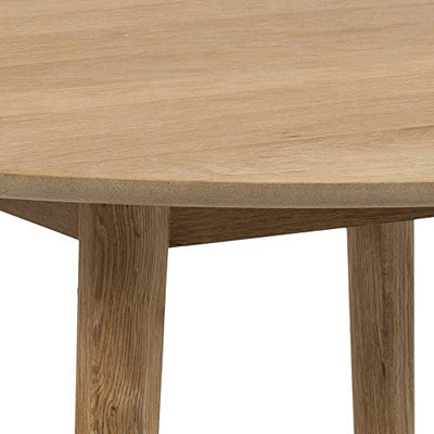 AC Design Furniture Pernille Esstisch Rund, Ø: 120 x 75,5 cm, Eiche, Holz, 1 Stk