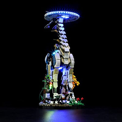 BRIKSMAX 76989 Led Licht für Lego Horizon Forbidden West: Langhals - Compatible with Lego Horizon Bausteinen Modell - Ohne Lego Set