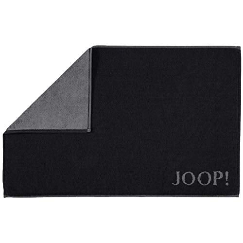 Joop! Badematte Classic Doubleface 1600 Schwarz/Anthrazit - 90 50x80 cm 50x80 cm