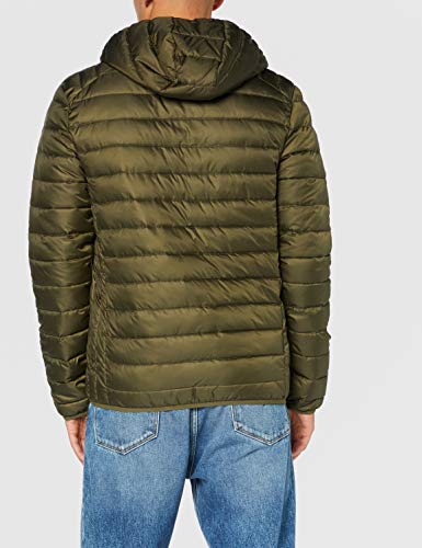 ellesse Herren Lombardy Padded Jacket Mantel, Kaki, M