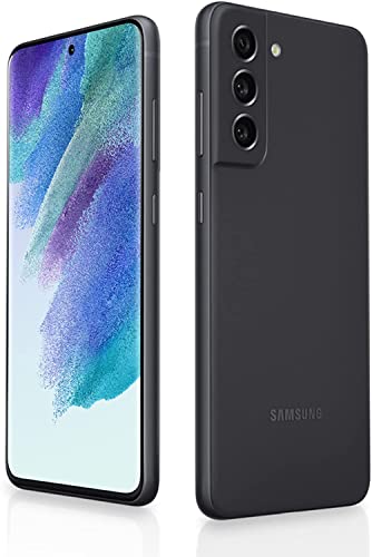 Samsung Galaxy S21 FE 5G, Android Smartphone, 6,4 Zoll Dynamic AMOLED Display, 4.500 mAh Akku, 128 GB/6 GB RAM, Handy in Graphite, inkl. 36 Monate Herstellergarantie [Exklusiv bei Amazon]