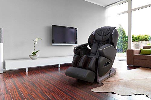 Nirvana® 3D Massagesessel Schwarz (Modell 2022) – Shiatsu Relaxsessel mit 9 Massagefunktionen – Schwerelosigkeit, Wandfrei, Magnettherapie, Ionen - 2 Jahre Garantie GLOBAL RELAX®