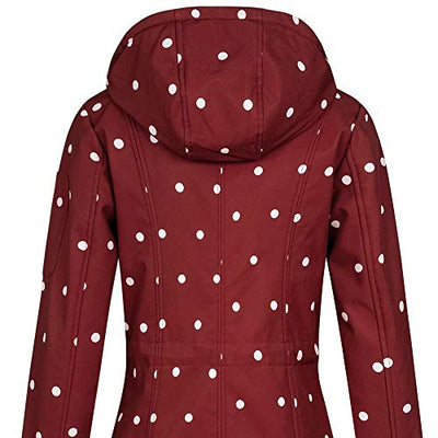 Top Fuel Fashion Damen Softshelljacke Kurzmantel Ivana Bordeaux XL