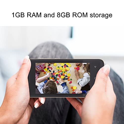 3G-Smartphone, Dual-SIM-Telefon 1 GB RAM 8 GB ROM 100-240 V WiFi FüR Android 11 (EU-Stecker)