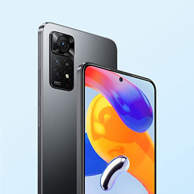 Xiaomi Redmi Note 11 Pro 5G, Smartphone + Kopfhörer, 8 + 128 GB Handy ohne Vertrag, 6,67'' 120 Hz FHD + AMOLED Display, Alexa Hands-Free, 108 MP Kamera, Graphite Gray (DE Version, Amazon Exclusive)