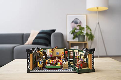 LEGO 21319 Ideas Friends Central Perk Café für Erwachsene und Fans der Kultserie, Konstruktionsspielzeug mit 7 Minifiguren, Set zum 25. Jubiläum