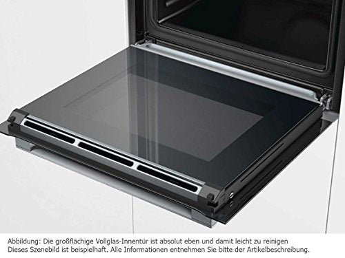 Bosch HRG5785S6 Serie 6 Smarter Einbau-Backofen mit Dampfunterstützung, 60 x 60 cm, Made in Germany, Pyrolyse Selbstreinigung, AutoPilot 30 30 Automatikprogramme, Dampstoß-Funktion für perfekte Kruste