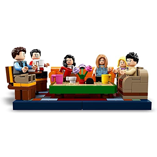 LEGO 21319 Ideas Friends Central Perk Café für Erwachsene und Fans der Kultserie, Konstruktionsspielzeug mit 7 Minifiguren, Set zum 25. Jubiläum