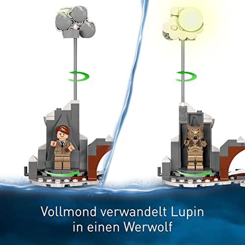 LEGO 76407 Harry Potter Heulende Hütte und Peitschende Weide, 2in1 Set aus der Gefangene von Askaban, Fanartikel aus der Wizarding World, tolle Geschenk-Idee