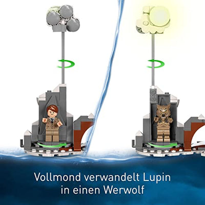 LEGO 76407 Harry Potter Heulende Hütte und Peitschende Weide, 2in1 Set aus der Gefangene von Askaban, Fanartikel aus der Wizarding World, tolle Geschenk-Idee