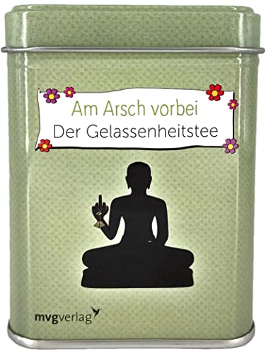 Am Arsch vorbei – Der Gelassenheitstee: 100g Kräutertee Wellness in der Dose. Das perfekte Geschenk für Geburtstag, Weihnachten oder zwischendurch. Der Tee zum SPIEGEL-Bestseller