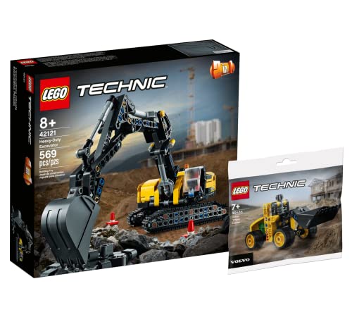 Collectix Lego Technic Set - Hydraulikbagger 42121 + Polybag Volvo Radlader 30433, ab 8 Jahren