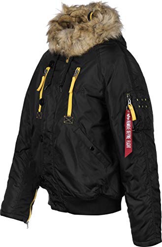 Alpha Industries Herren Jacke Mantel PPS N2B, Black, XX-Large (Herstellergröße: XXL)