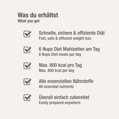 Nupo Diet Shake Caffe Latte – Premium Diät-Shake zum Abnehmen I Kompletter Mahlzeitersatz zum Abnehmen I 30 Portionen I Very low calorie diet, glutenfrei, GMO frei