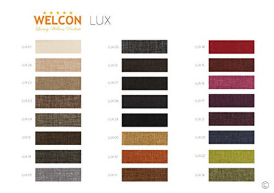 WELCON Boxspringbett Rockstar Heaven elektrisch verstellbar 160x200 22 Farben H1 H2 H3 H4 H5 (rechts und Links beliebig kombinierbar) günstig direkt vom Hersteller - grau braun schwarz beige rot blau