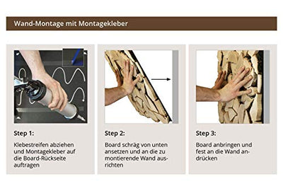 wodewa Kaminholzboard Eiche Kaminholz Deko Wandpaneel Akustikpaneel 3D Wanddekoration Holz Wandverkleidung Echtholz Kamin 0,25m²