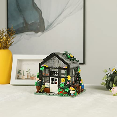 QLT Flower Haus LED Bauset, kompatibel mit Lego Friends mädchen Haus Schaffen Sie Eleganz und Wärme, Modell klemmbausteine Baustein Geschenk für Mädchen 6-12 und Liebhaber von Bausteinen (579 Stück)