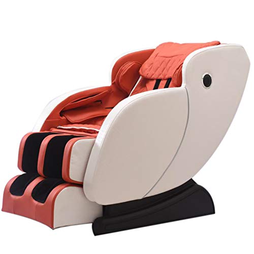 Szk-y809 4D Massagestuhl - Professioneller Relax-Shiatsu-Sessel, Schwerelosigkeit, Wärmesystem Kn Knetmassage-Sofasessel Älteres Büro Automatisch,Red