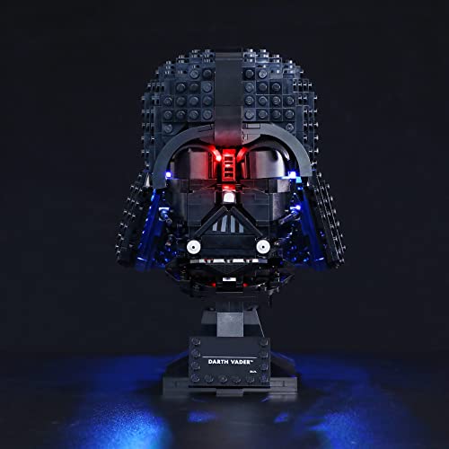 LIGHTAILING Licht-Set Für Lego 75304 Star Wars Darth Vader Helmet Bausteinen Modell：Fernbedienungsversion - Modell Set Nicht Enthalten