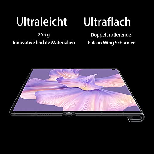 HUAWEI Mate Xs 2 Faltbares 7,8 Zoll Smartphone mit True-Chroma-Display, 8 GB RAM + 512 GB ROM, Ultraleicht und flach, 50-MP-Kamera, 66 W HUAWEI Super Charge, Dual-SIM, Schwarz + 5€ Amazon Gutschein