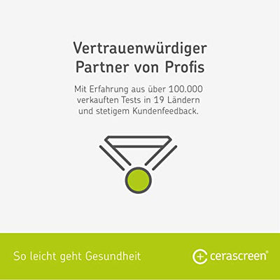 Großer Allergie Test von CERASCREEN - Umfangreiche Laboruntersuchung von 61 verschiedenen Allergenen wie Tiere oder Obst von zu Hause | Detaillierter Ergebnisbericht mit Handlungsempfehlungen