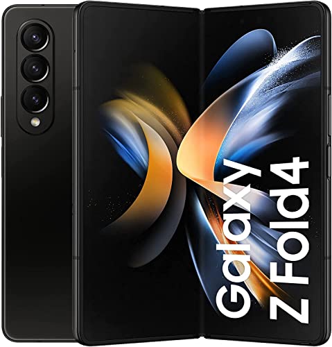 Samsung Galaxy Z Fold4 Enterprise Edition, Android Smartphone ohne Vertrag, 19,21 cm / 7,6 Zoll Dynamic AMOLED Hauptdisplay, 256 GB/12 GB RAM, Phantom Black, inkl. 36 Monate Garantie