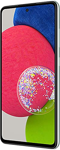 Samsung Galaxy A52s 5G Smartphone 6.5 Zoll Infinity-O FHD+ Display 128 GB Speicher 4.500 mAh Akku und Super-Schnellladefunktion Mint, Awesome Mint