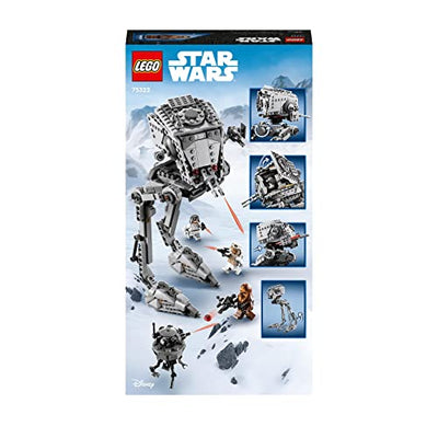 LEGO 75322 Star Wars at-ST auf Hoth mit Figuren von Chewbacca und Droide, Sammelspielzeug aus Das Imperium schlägt zurück