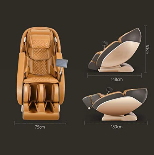 CL 3D-Massagestuhl Zero Gravity Massage-Swing-Funktions-Heizungsfunktion-4 Roller Soft Manipulatoren - Geeignet für Home Office